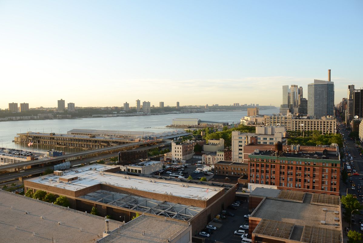17 Hudson River And Eleventh Avenue Before Sunset From New York Ink48 Hotel Rooftop Bar